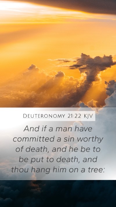 Deuteronomy 21:22 Explained