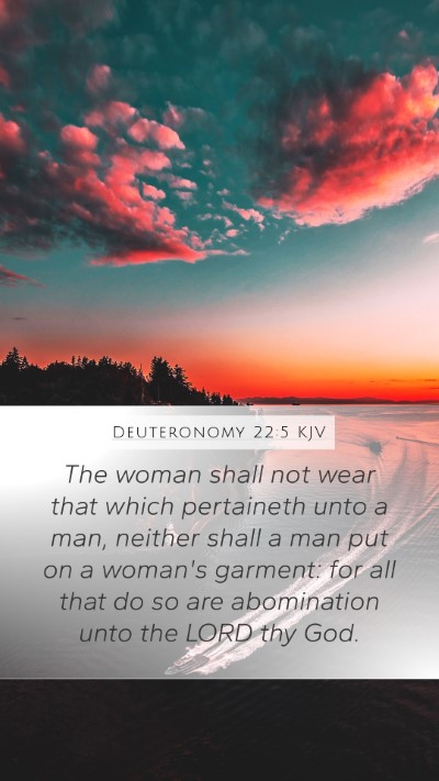 Deuteronomy 22:5 Explained