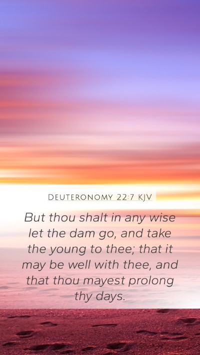 Deuteronomy 22:7 Explained