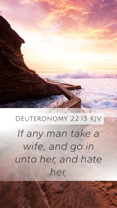 Deuteronomy 22:13 Explained