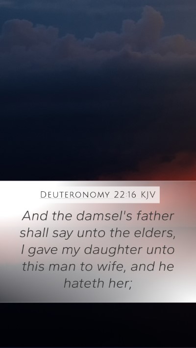 Deuteronomy 22:16 Explained