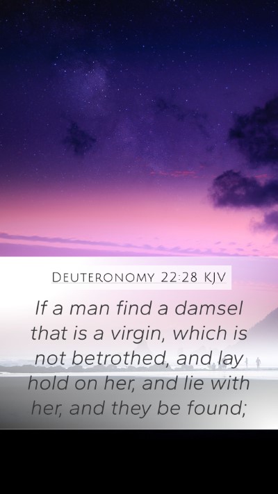 Deuteronomy 22:28 Explained