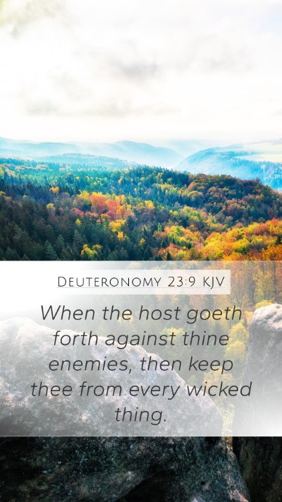 Deuteronomy 23:9 Explained