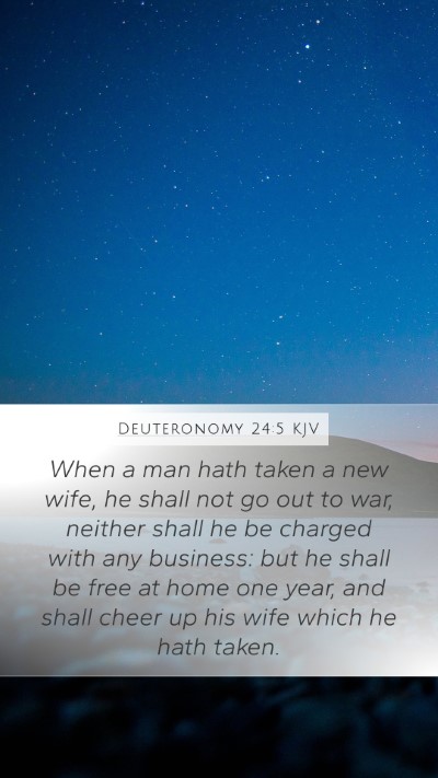 Deuteronomy 24:5 Explained