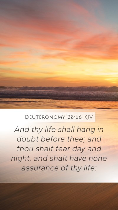 Deuteronomy 28:66 Explained