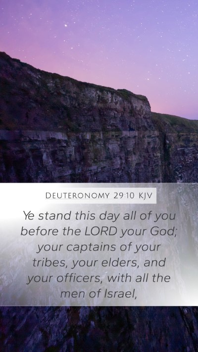 Deuteronomy 29:10 Explained