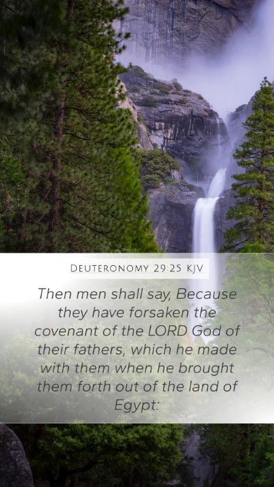 Deuteronomy 29:25 Explained