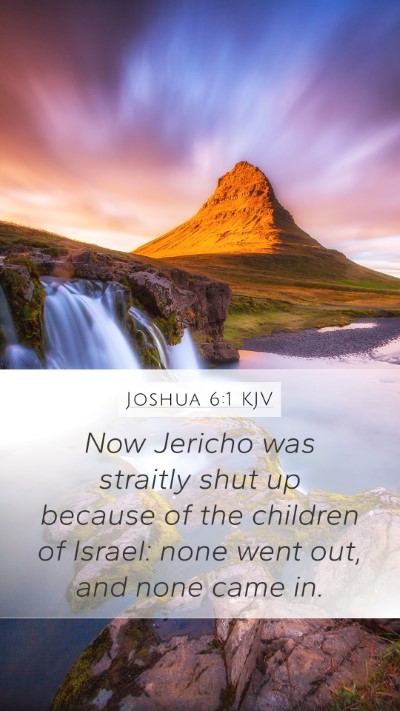 Joshua 6:1 Explained