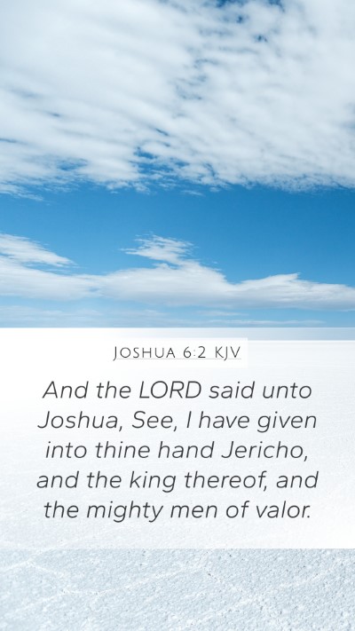 Joshua 6:2 Explained