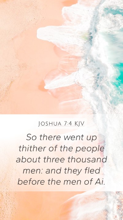 Joshua 7:4 Explained