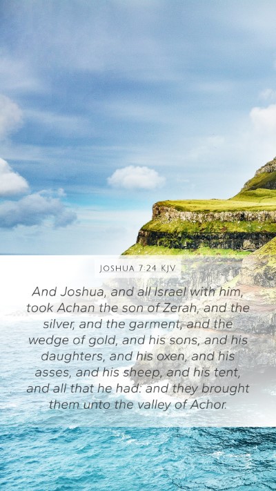 Joshua 7:24 Explained