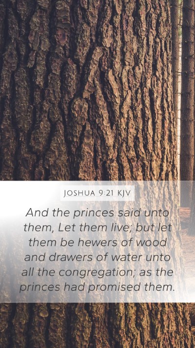 Joshua 9:21 Explained