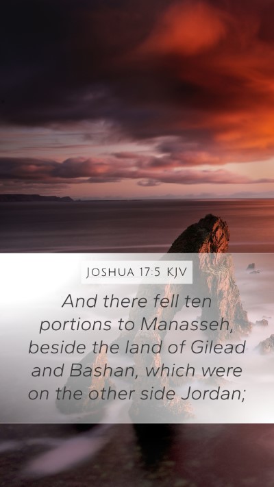 Joshua 17:5 Explained