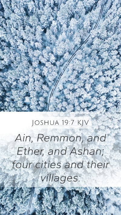 Joshua 19:7 Explained