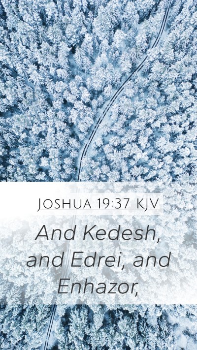 Joshua 19:37 Explained