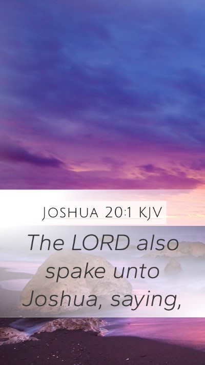 Joshua 20:1 Explained