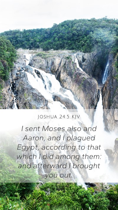 Joshua 24:5 Explained