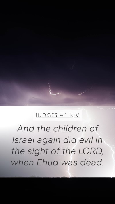 Judges 4:1 Explained