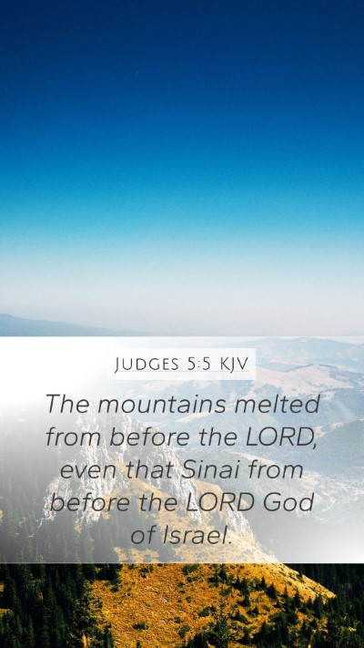 Judges 5:5 Explained