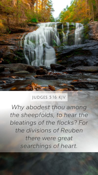 Judges 5:16 Explained