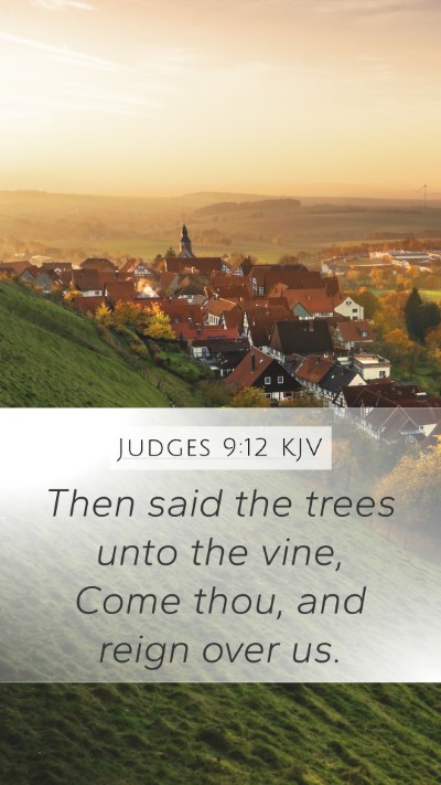 Judges 9:12 Explained