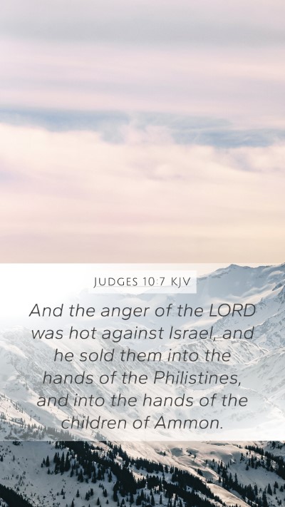 Judges 10:7 Explained