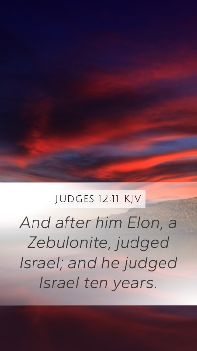 Judges 12:11 Explained