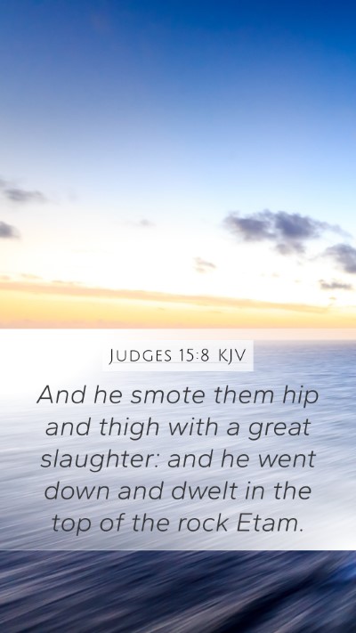 Judges 15:8 Explained