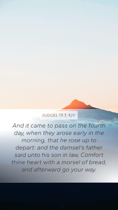 Judges 19:5 Explained