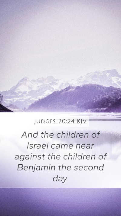 Judges 20:24 Explained