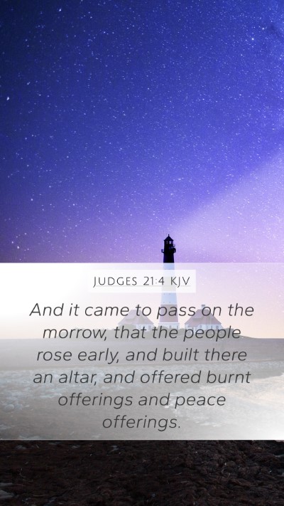 Judges 21:4 Explained