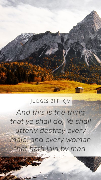 Judges 21:11 Explained