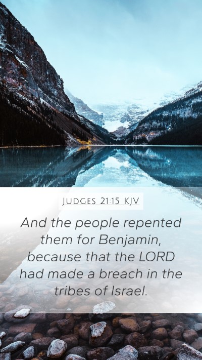 Judges 21:15 Explained