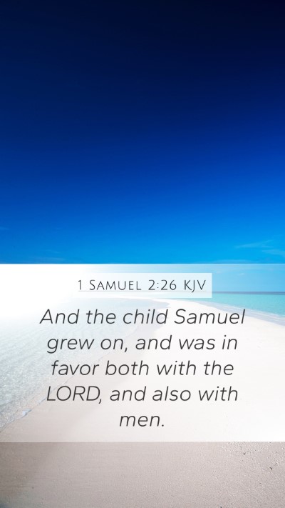 1 Samuel 2:26 Explained