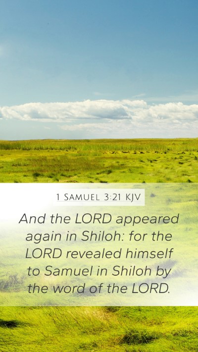 1 Samuel 3:21 Explained