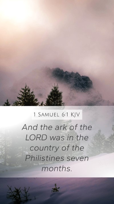 1 Samuel 6:1 Explained