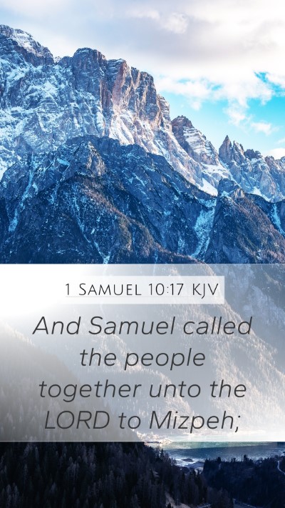 1 Samuel 10:17 Explained