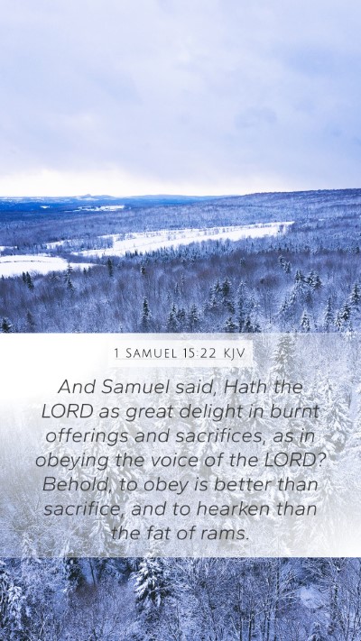 1 Samuel 15:22 Explained