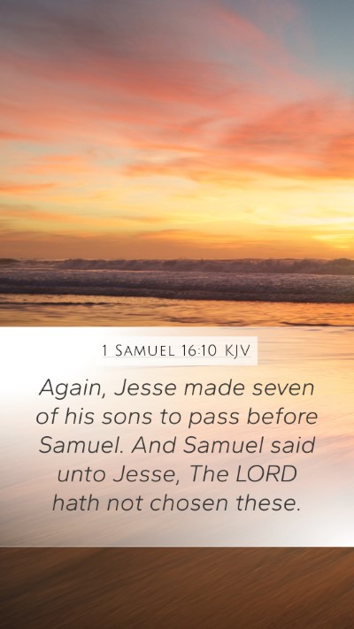 1 Samuel 16:10 Explained