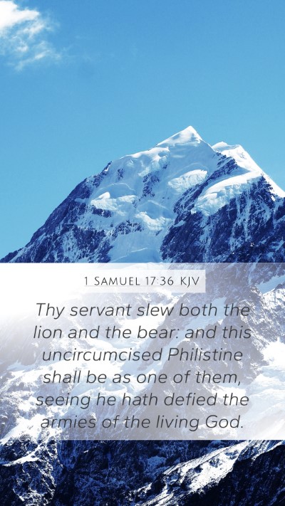 1 Samuel 17:36 Explained