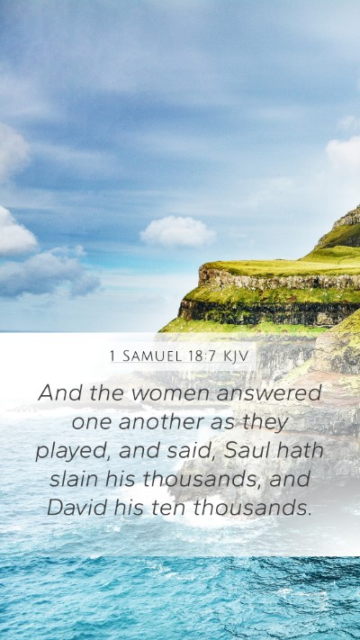 1 Samuel 18:7 Explained