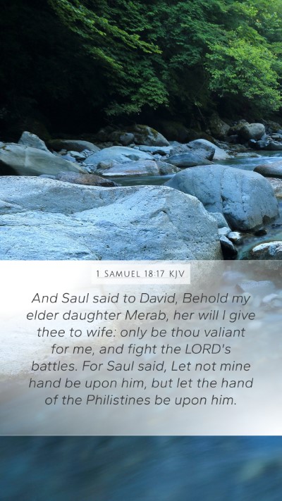 1 Samuel 18:17 Explained