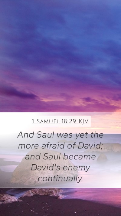 1 Samuel 18:29 Explained