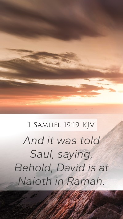 1 Samuel 19:19 Explained