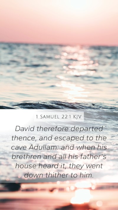 1 Samuel 22:1 Explained