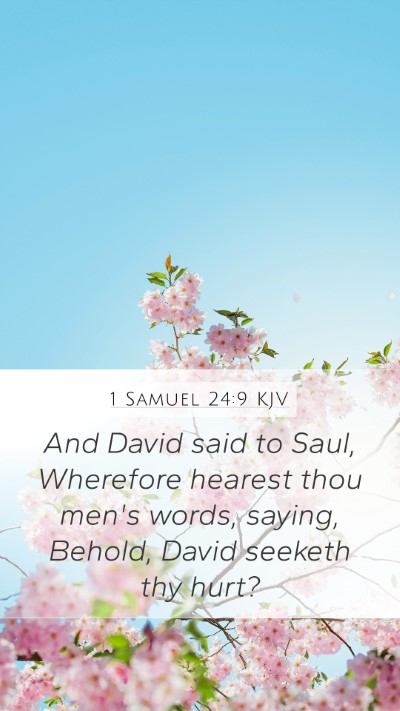 1 Samuel 24:9 Explained