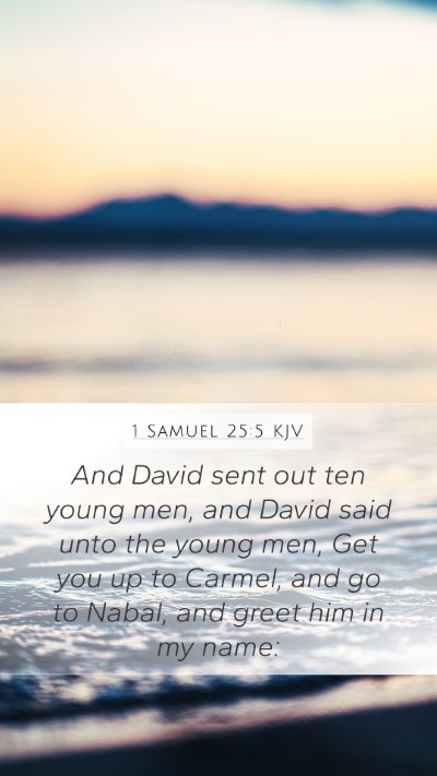 1 Samuel 25:5 Explained