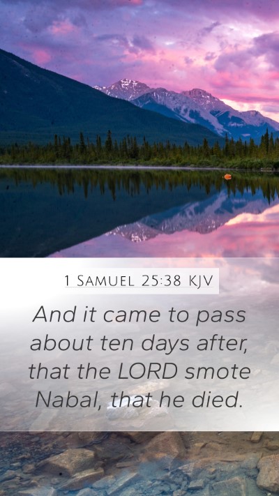 1 Samuel 25:38 Explained