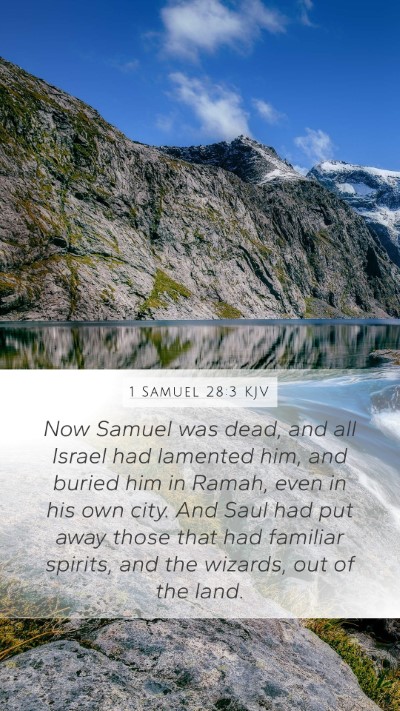 1 Samuel 28:3 Explained