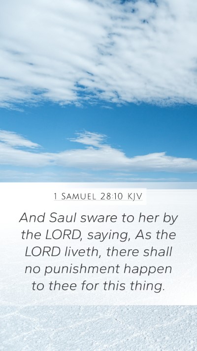 1 Samuel 28:10 Explained